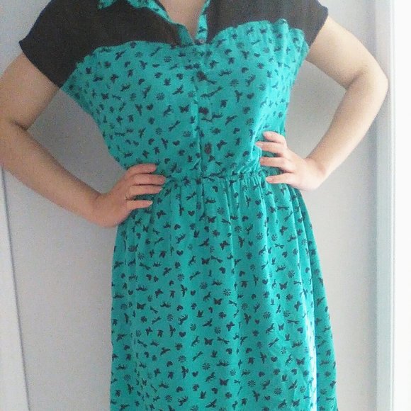 Sweetheart Collared Dress - Picture 2 of 7